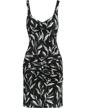 Rabanne Mini Dress Viscose, Elastane - Black