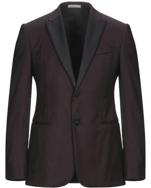 Armani Collezioni Plum Blazer Virgin Wool, Polyester, Mulberry Silk - Black