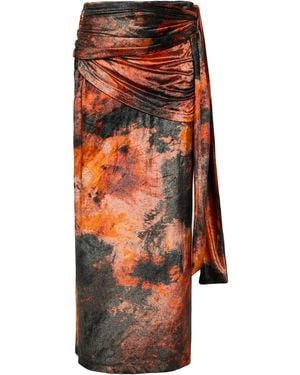 Acne Studios Maxi Skirt - Orange