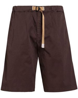 White Sand Shorts & Bermuda Shorts Cotton, Elastane - Brown