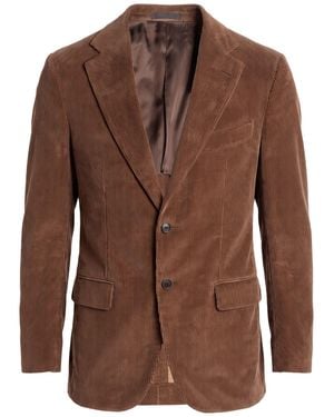 Caruso Blazer Cotton, Cashmere - Brown