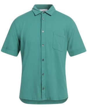 Alpha Studio Shirt Cotton, Elastane - Green