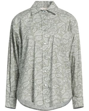 Another Label Shirt Cotton, Elastane - Gray