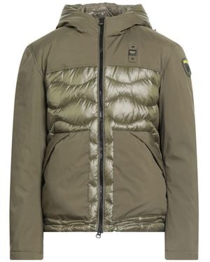Blauer Pufferjacke & Daunenjacke - Grün