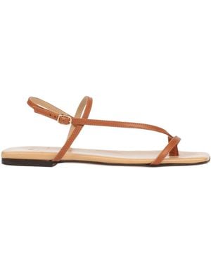 Eleventy Thong Sandal Leather - Natural