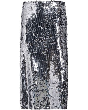 Maje Midi Skirt - Grey