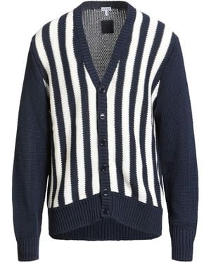 Loewe Midnight Cardigan Cotton, Wool - Blue