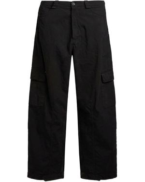 Masnada Pants Linen, Viscose, Elastane - Black