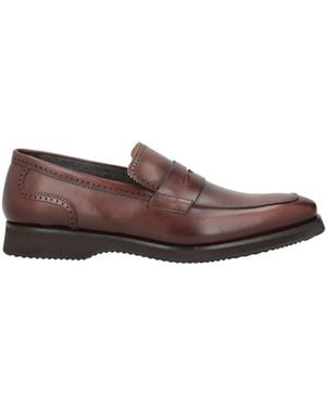 Testoni Tan Loafers Calfskin - Brown