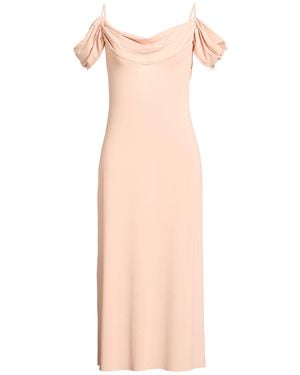 Amen Blush Midi Dress Acetate, Polyamide, Elastane - Pink