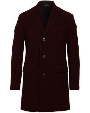Tombolini Burgundy Coat Virgin Wool - Red