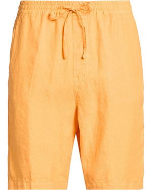 120% Lino Shorts & Bermuda Shorts - Orange