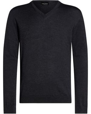 Roberto Collina Sweater Merino Wool - Black