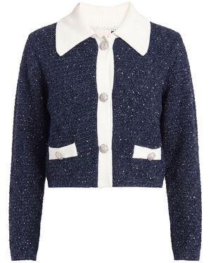 Liu Jo Cardigan Polyester, Polyamide, Viscose - Blue