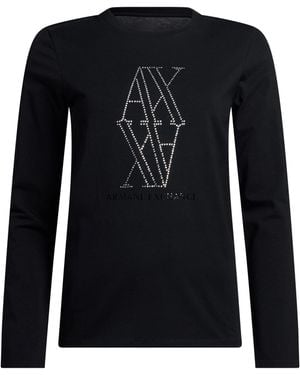 ARMANI EXCHANGE T-Shirts - Black