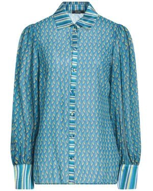 Fracomina Shirt Polyester - Blue