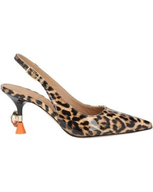 Wo Milano Sand Pumps Leather - Metallic