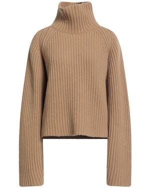 KHAITE Turtleneck Cashmere - Natural