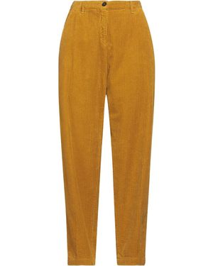 Massimo Alba Pants Cotton - Yellow
