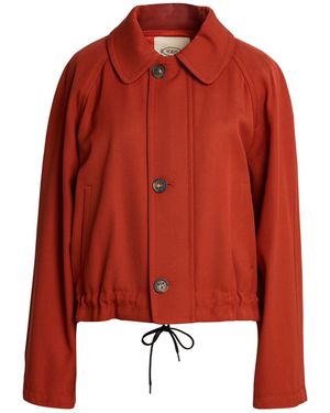 Tod's Rust Jacket Virgin Wool - Red
