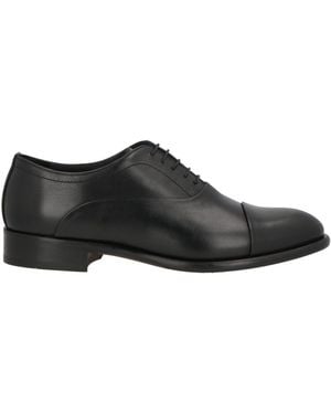 Doucal's Lace-Up Shoes Leather - Black