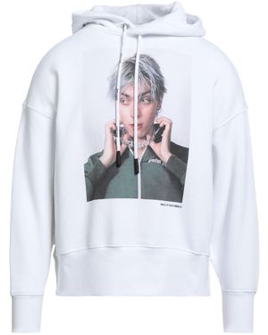 Palm Angels Sweatshirt Cotton, Elastane, Polyester - White