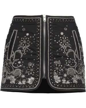 Isabel Marant Mini Skirt Cotton - Black