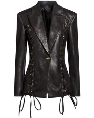 Just Cavalli Blazer Polyester, Elastane - Black