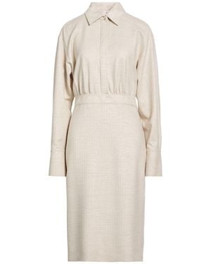 Genny Midi-Kleid - Natur