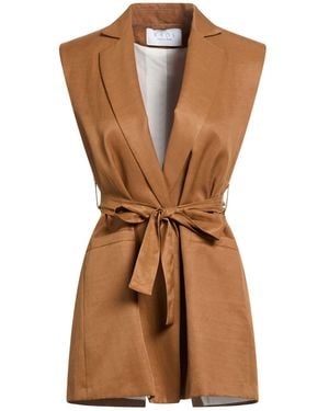 Kaos Blazer Viscose, Linen - Brown