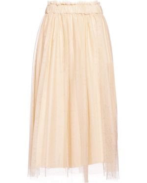 ViCOLO Midi Skirt - Natural