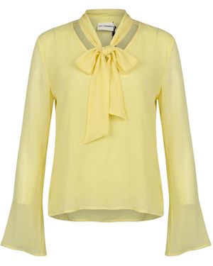 DES_PHEMMES Top Viscose - Yellow