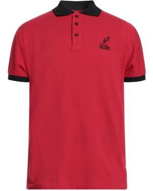Gcds Polo Shirt Cotton - Red