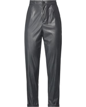 Biancoghiaccio Trousers Polyurethane, Polyester - Grey