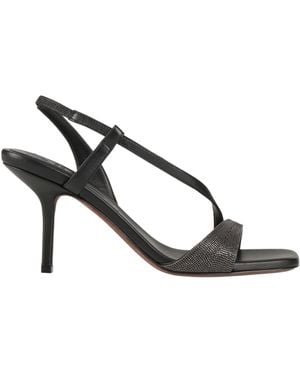 Brunello Cucinelli Chic Leather Sandals For - Black