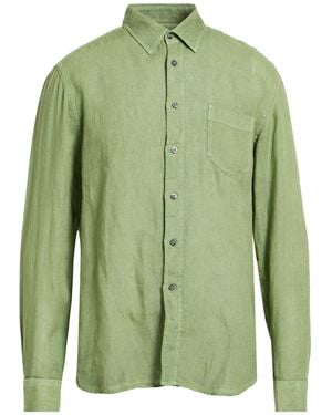 120% Lino Shirt Linen - Green