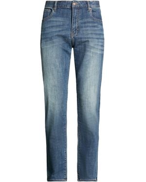 ARMANI EXCHANGE Jeans Cotton, Polyester, Viscose, Elastane - Blue
