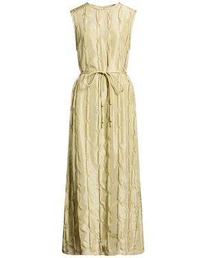 Alysi Maxi Dress Silk - Metallic