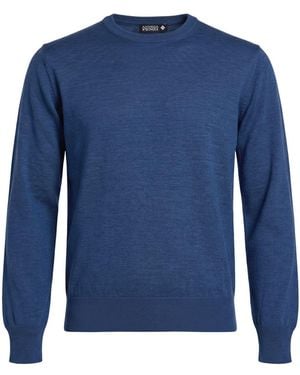 Andrea Fenzi Sweater Merino Wool - Blue