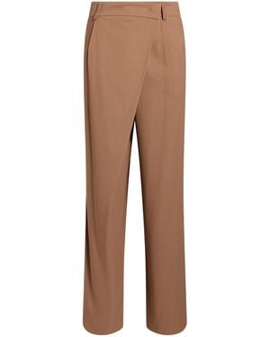 Carla G Trousers Acetate, Viscose, Elastane - Brown
