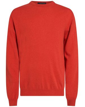 Jeordie's Jumper Merino Wool, Cashmere - Red