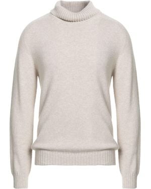 Boglioli Rollkragenpullover - Weiß