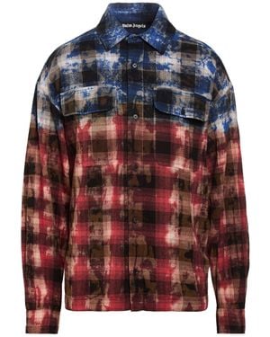 Palm Angels Shirt Cotton, Polyester - Blue