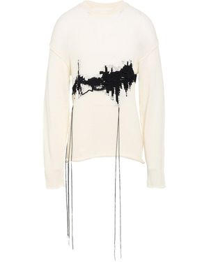 Isabel Benenato Pullover - Blanco