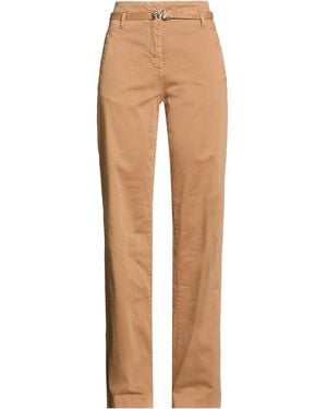 Manila Grace Camel Pants Cotton, Elastane - Natural