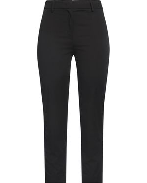 Weekend by Maxmara Trousers Cotton, Elastane - Black