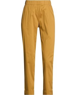 Semicouture Pants - Yellow