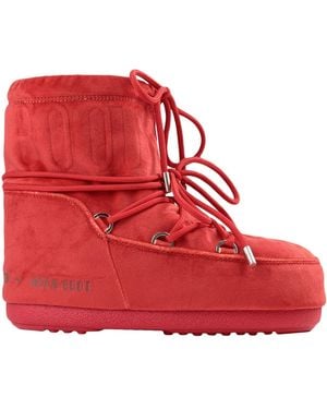 Moon Boot Ankle Boots - Red
