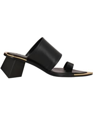 Jil Sander Thong Sandal - Black
