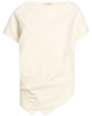 Rohe Top Polyester, Virgin Wool, Lyocell - Natural